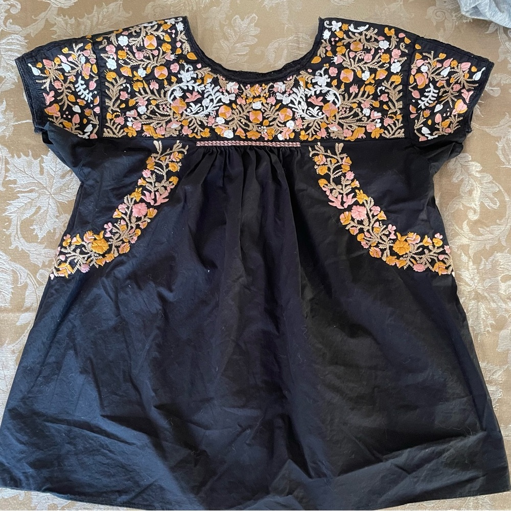 Madewell Embroidered Top XS